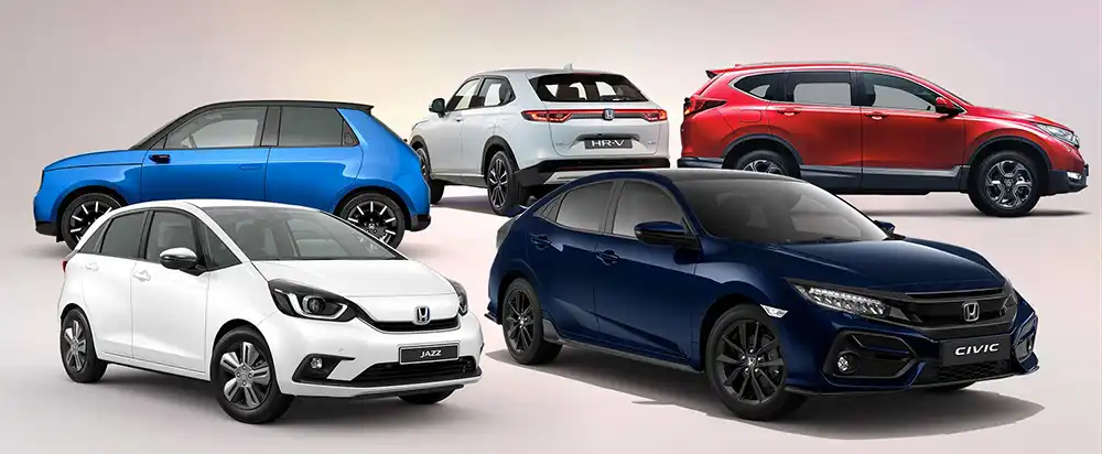 Honda vehicle range